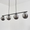 Salamonde Pendant Light black, 4-light sources