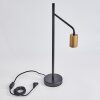 Krapeu Table lamp brass, black, 1-light source