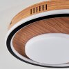 Phnhealu Ceiling Light LED brown, Wood like finish, 1-light source