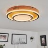 Phnhealu Ceiling Light LED brown, Wood like finish, 1-light source