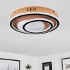 Phnhealu Ceiling Light LED brown, Wood like finish, 1-light source