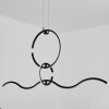 Chlak Pendant Light LED black, 3-light sources, Remote control