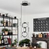 Chlak Pendant Light LED black, 3-light sources, Remote control