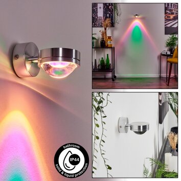 Harare Wall Light LED chrome, 1-light source