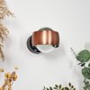 Sapri Wall Light copper, black, 1-light source