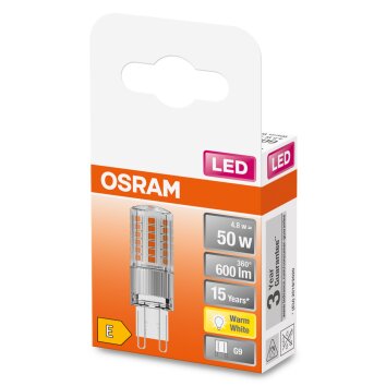 OSRAM LED PIN G9 4.8 Watt 2700 Kelvin 600 Lumen