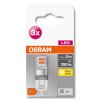 OSRAM LED BASE PIN Set of 3 G9 1.9 Watt 2700 Kelvin 200 Lumen