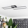 Hyacinthe Ceiling Light LED black, 1-light source, Remote control