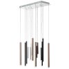Brilliant Living Cembalo Pendant Light LED brown, 14-light sources