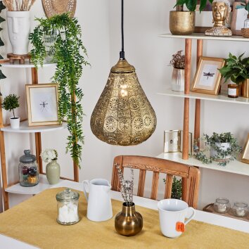 Cassis Pendant Light antique brass, 1-light source