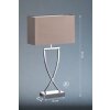 Honsel ANNI Table Lamp chrome, 1-light source