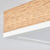 Salmi Ceiling Light LED brown, Wood like finish, white, 1-light source