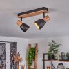 Kouek Ceiling Light Ecru, black, 2-light sources