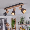 Kouek Ceiling Light Ecru, black, 3-light sources