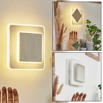 Orchaise Wall Light LED matt nickel, white, 1-light source
