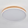 Salmi Ceiling Light LED brown, Wood like finish, white, 1-light source