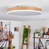 Salmi Ceiling Light LED brown, Wood like finish, white, 1-light source