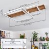 Pompu Ceiling Light LED Ecru, white, 1-light source