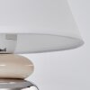 Chrouy Table lamp beige, chrome, 1-light source