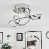 Dauntey Ceiling Light LED chrome, 1-light source