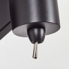 Manhenha Wall Light black, 1-light source