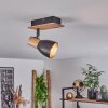 Kouek Ceiling Light Ecru, black, 1-light source