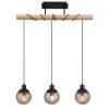 Globo RICHARD Pendant Light Ecru, black, 3-light sources