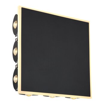 Globo SAIDY Wall Light LED black, 1-light source