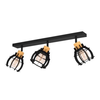 Eglo STILLINGTON Ceiling Light Ecru, black, 3-light sources