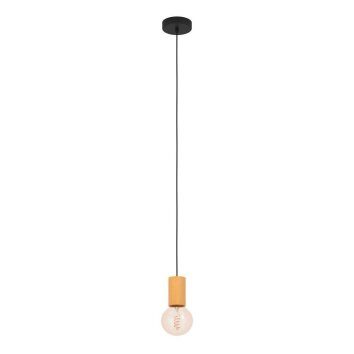 Eglo POZUETA Pendant Light Ecru, black, 1-light source