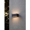Eglo SPONGANO Outdoor Wall Light LED black, 2-light sources