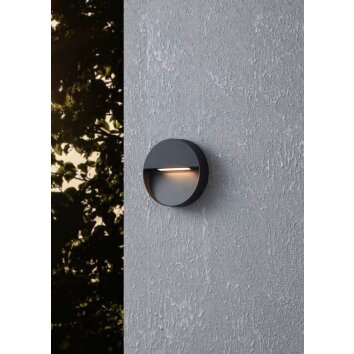 Eglo MARUGGIO Outdoor Wall Light LED black, 1-light source