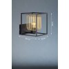 Fischer & Honsel Caydo Wall Light black, 1-light source