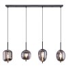 Pendant Light Globo BLACKY black, 4-light sources