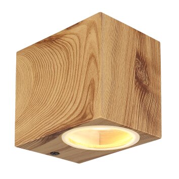 Globo VERONIKA Outdoor Wall Light Wood like finish, 1-light source