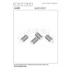 Lucide CLUBS Ceiling Light white, 4-light sources