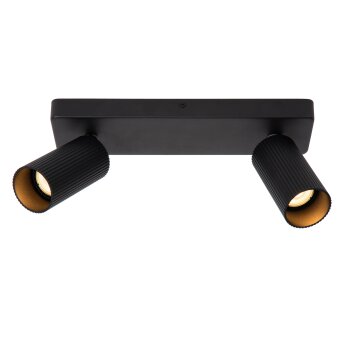 Lucide CLUBS Ceiling Light black, 2-light sources