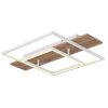 Globo VANNI Ceiling Light LED Wood like finish, white, 1-light source