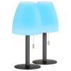 FHL easy Fiumara Table lamp LED black, 1-light source, Remote control, Colour changer