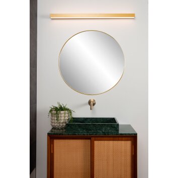 Lucide ALEXA mirror light LED gold, brass, 1-light source