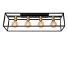 Lucide RUBEN Ceiling Light gold, brass, black, 4-light sources