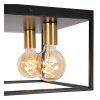 Lucide RUBEN Ceiling Light gold, brass, black, 4-light sources