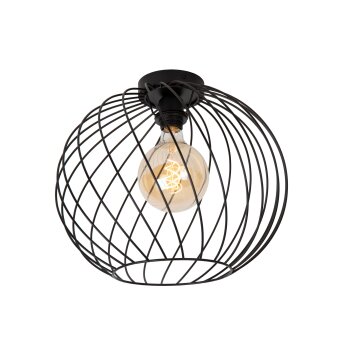 Lucide DANZA Ceiling Light black, 1-light source