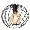 Lucide DANZA Pendant Light black, 1-light source