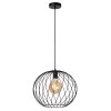 Lucide DANZA Pendant Light black, 1-light source