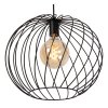 Lucide DANZA Pendant Light black, 1-light source