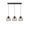 Lucide FILOX Pendant Light black, 3-light sources
