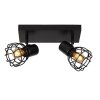 Lucide FILOX Ceiling Light black, 2-light sources