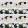 Lemou Ceiling Light Light wood, black, 3-light sources