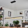Rung Pendant Light LED black, 1-light source